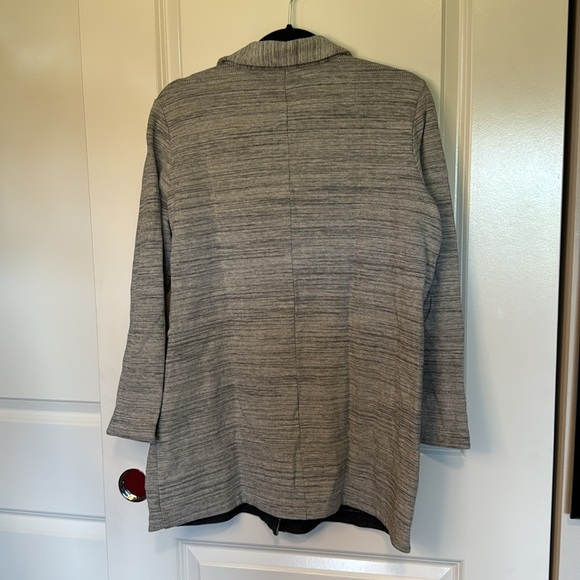 Eileen Fisher Chevron Knit Long Shacket Size M - Picture 12 of 12